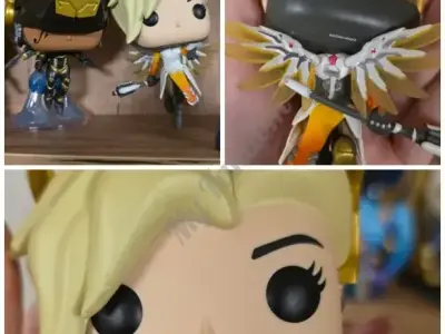 Funko pop по Overwatch (Mercy и Pharah)
