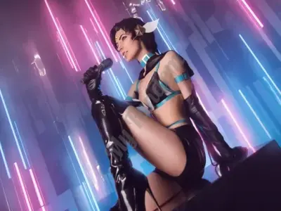 Лаковые сапоги на шпильке