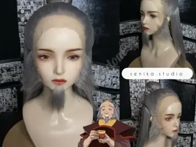 Косплей Айро + парик Легенда об Аанге