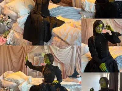 Костюм и обувь на Эльфабу из фильма “Злая”/Wicked”