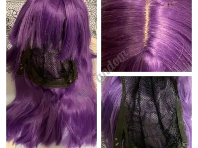 Фиолетовый парик косплей