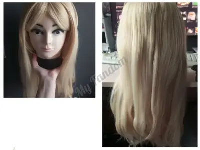 Блонд парик длинный косплей
