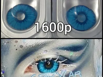 Голубые линзы