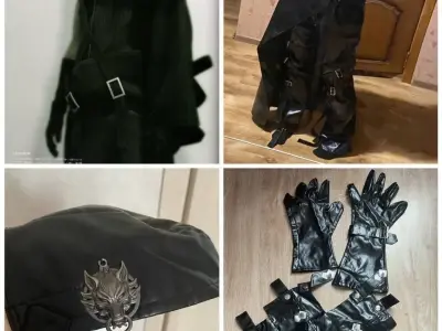 Косплей на клауда страйфа advent children из final fantasy 7