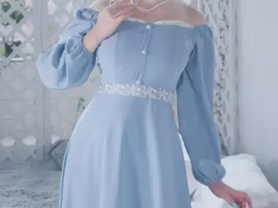 Платье и парик на Рем