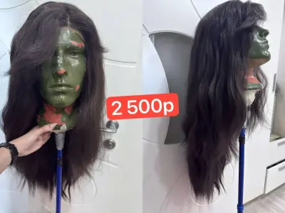 Каштановый лейс-фронт