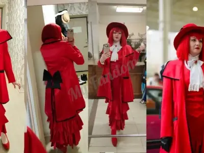 Мадам Рэд Тёмный дворецкий костюм