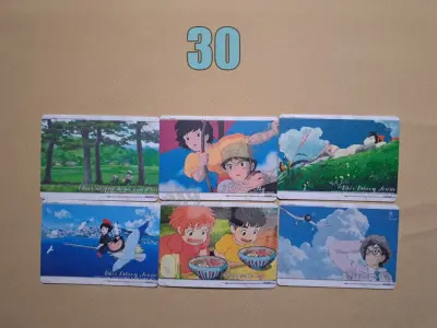 Коллекционные карточки по вселенным Миядзаки