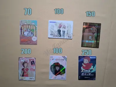 Коллекционные карточки по вселенным Миядзаки